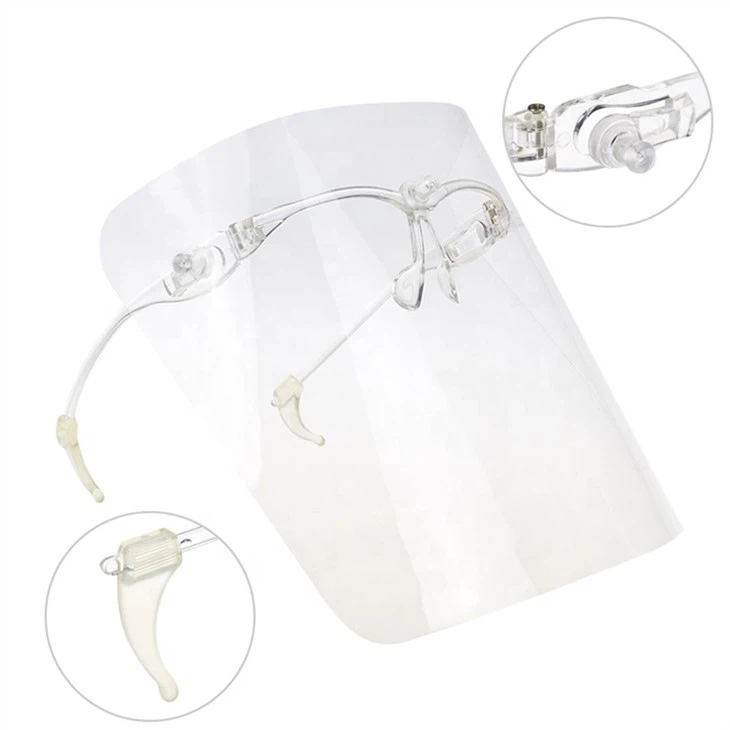 Masque protecteur d'isolement de bouclier protecteur durable d'éclaboussure transparente et masque antipoussière de PC