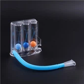 Incitation au traitement Respiration profonde Exerciser Spirometer Three Ball Spiro Meter